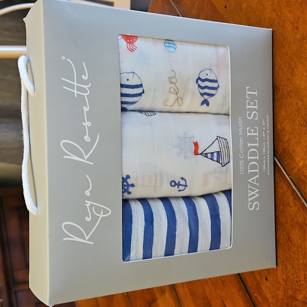 NEW | REYA ROSETTE | 3 PACK SWADDLE SET